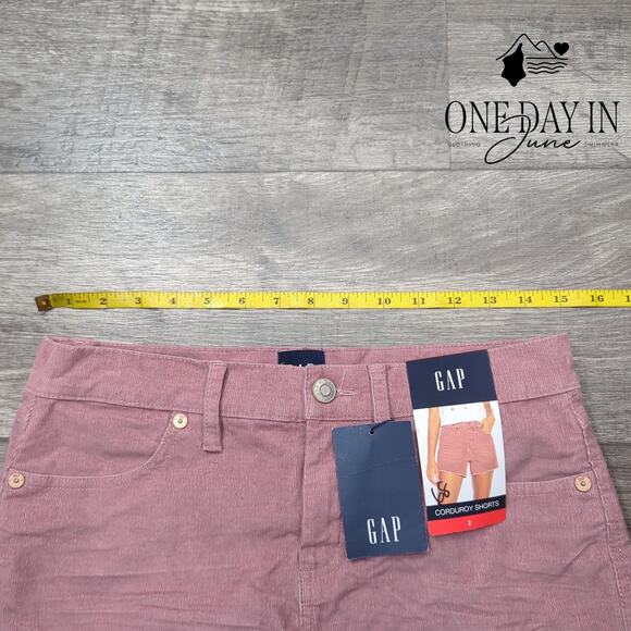 Gap Corduroy Shorts Size 2 - Picture 3 of 7